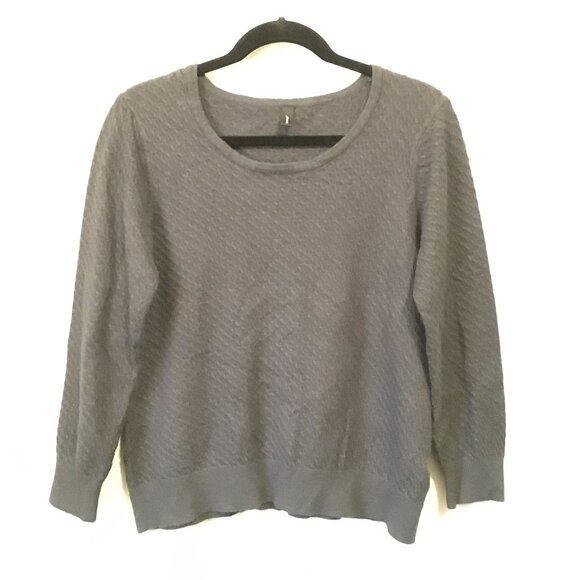 Soyaconcept European Soft Charcoal Grey Knit Sweater - Picture 3 of 14